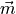 \vec{m}