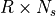 R \times N_s